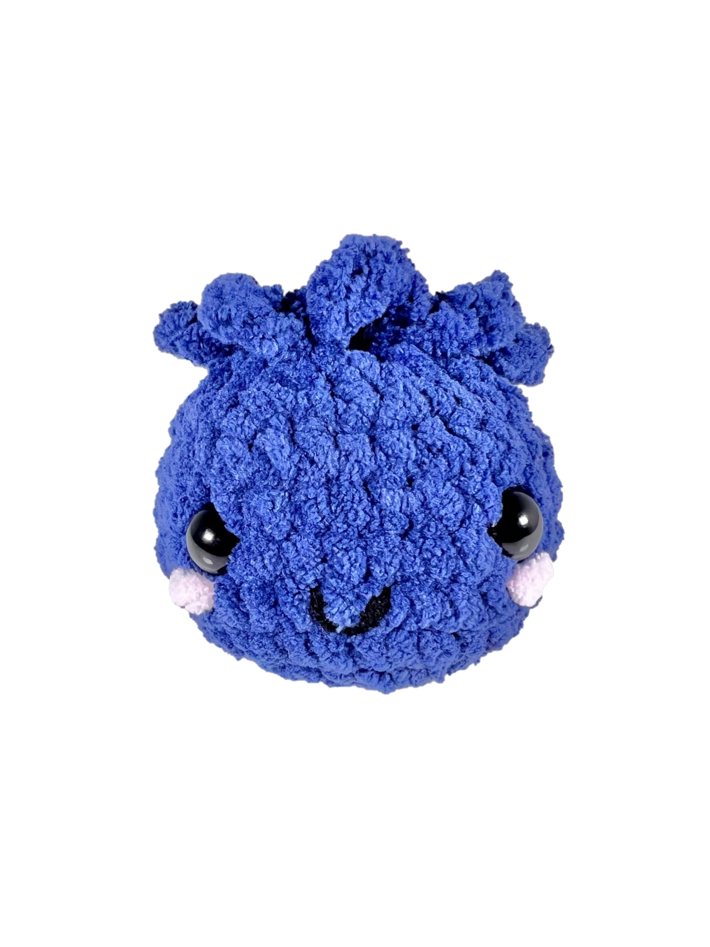 Crochet Blueberry Plushie (Amigurumi)