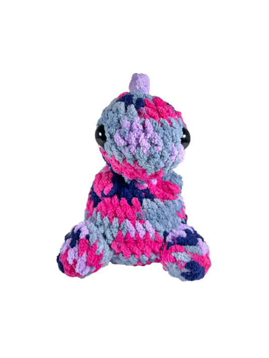 Crochet Chunky Dinosaur Plushie (Amigurumi)